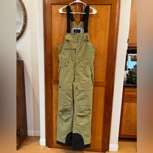 Trew Trewth Tan Bibs Snowboarding Ski Winter